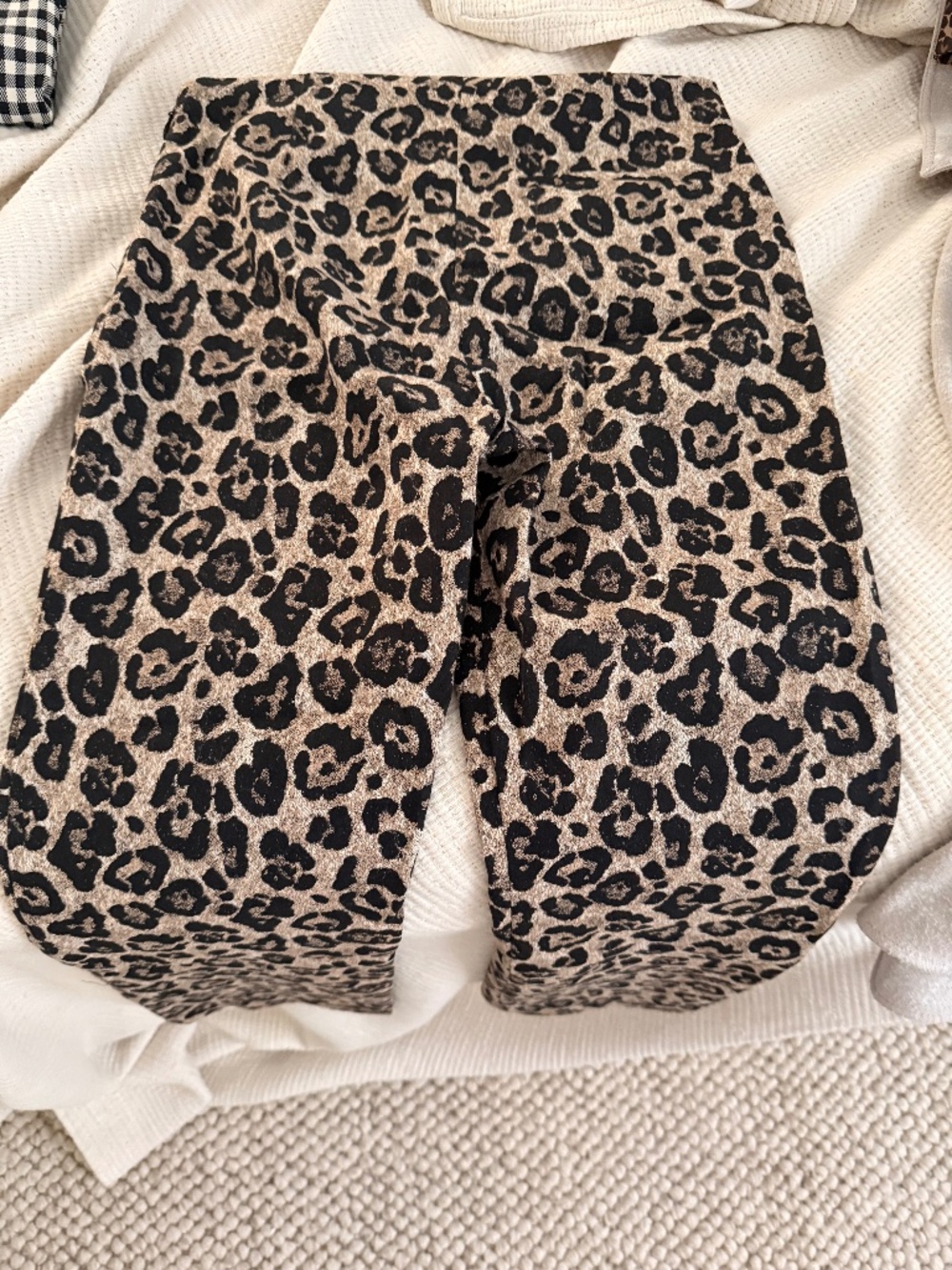 Sezane Ciara Trousers Leopard Jacquard - Size 38